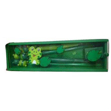 Wooden Pencil Box Green